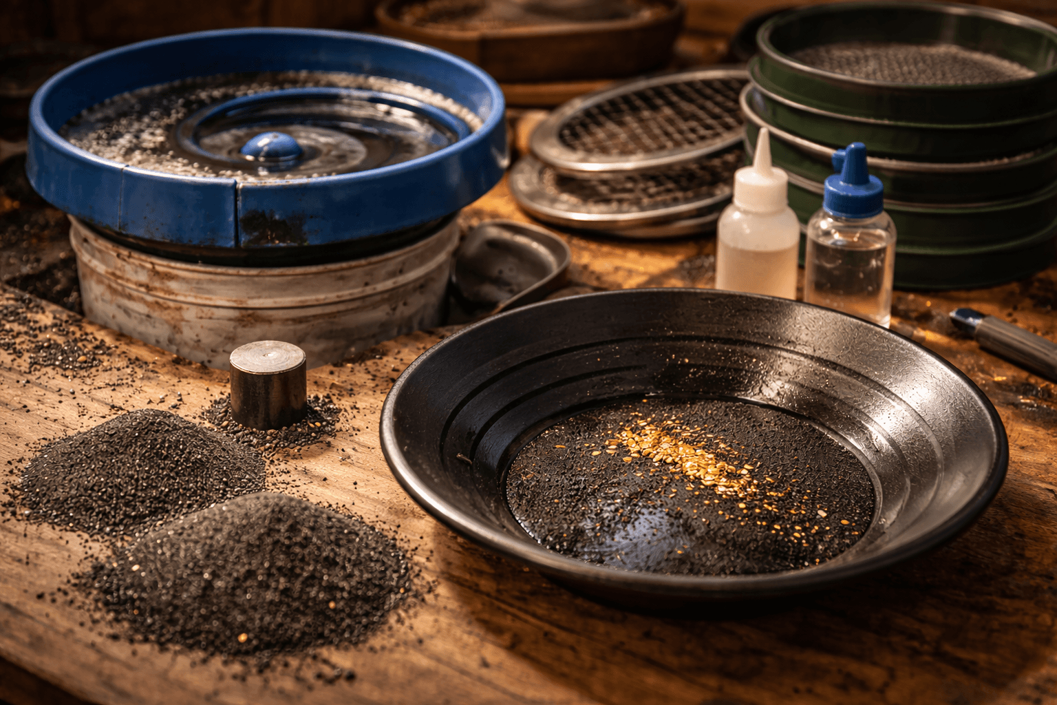 Black Sand Processing: 3 Methods to Get Every Speck of Gold