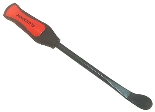 Sluice Fox Huntley Spoon Prospecting Crevice Tool Scoop Scraping Tool for Gold panning Kits; 11 inch Heavy Duty Scraping Spoon pry bar with paydirt Spoon tip 10mm x 280mm