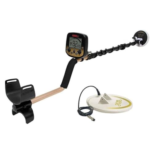 Fisher Labs GOLDBUG Pro Coil Combo Gold Metal Detector with 5 Inch and 10 Inch Waterproof Search Coil, Lightweight, Ergonomic Design, Precise, Easy to Use, Black