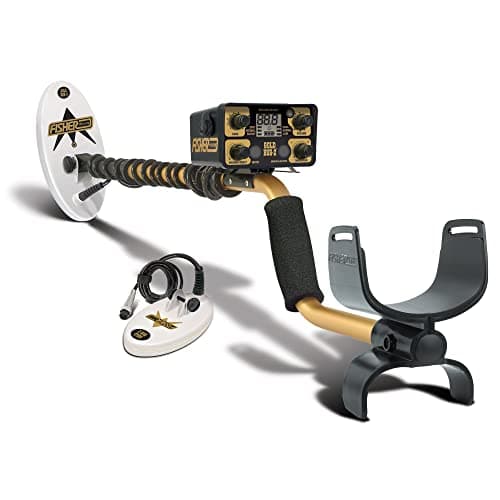 Fisher Gold Bug 2 Metal Detector with Coil Combo – Includes 6" and 10" Elliptical Search Coils for Maximum Gold Nugget Detection