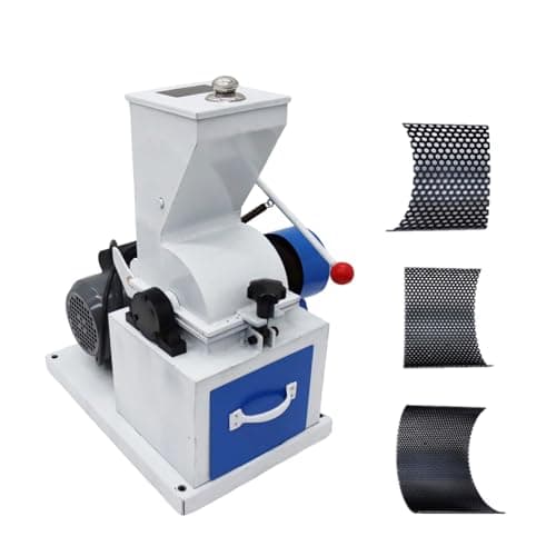 HayWHNKN Electric Hammer Crusher Machine Rock Stone Crusher Machine Glass Crushing Machine Coal Crusher Milling Machine with 3/6/10mm Sieve Screens 220v 2.5kw