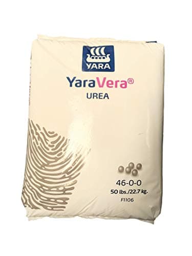 Yara Urea Fertilizer 46-0-0 Prilled Aqua Regia Gold Refining Greenway Biotech Brand 50 Pounds