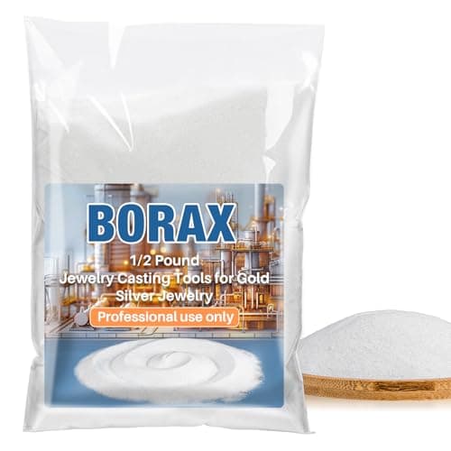 Borax 7.4 oz Borax Flux for Melting Gold Silver Bulk for Jewelry Casting Kit Hand Casting Jewelry Making Supplies Metal Melting Kit