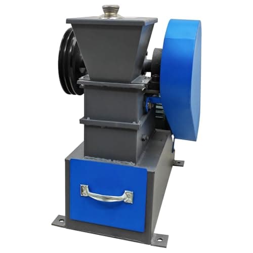 BEILOCKERY Jaw Crusher Jaw Crushing Machine Ore Stone Coal Crusher Electric Shatter Grinder 400KG/H 220V 1.5KW