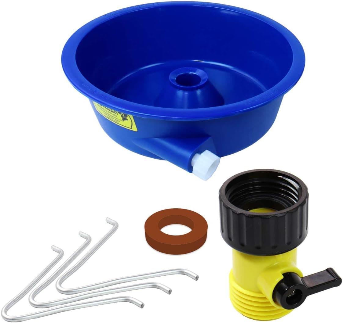 Blue Bowl Gold Concentrator with Control Valve & Wire Legs