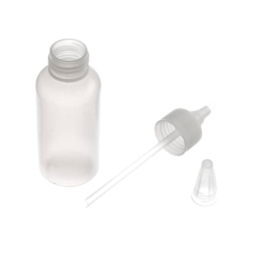 SE 3 oz Gold Panning Bottle with 5" Nozzle - Durable Plastic Suction Tube for Efficient Gold Flake Recovery, Perfect for Prospectors and Hobbyists