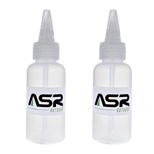 ASR Outdoor 2-Pack 4oz Gold Snifter Bottle for Gold Panning Recovery with Extending Squeeze Nozzle