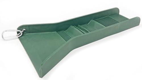 Pocket Sluice Box for Gold Prospecting; Flexible Rubberized 12 inch Miniature Sluice Box with Stream Flare; Prospecting Tools and Panning Supplies