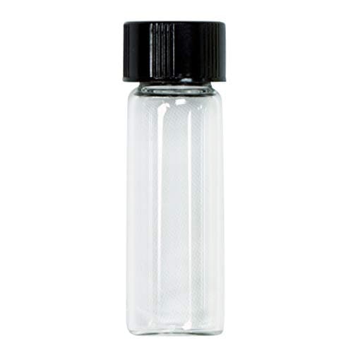 Gold Prospecting Small Glass 1 oz. Flakes and Flour Storage Vial with Lid