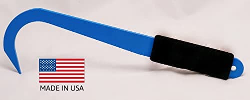 Bulldog Metalworks Prospecting Mining Crevice and Digger Tool USA (Curved - Blue)