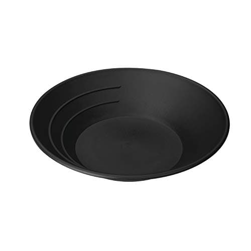 Stansport Plastic Gold Pan Small (606),Black, 10.5-inch