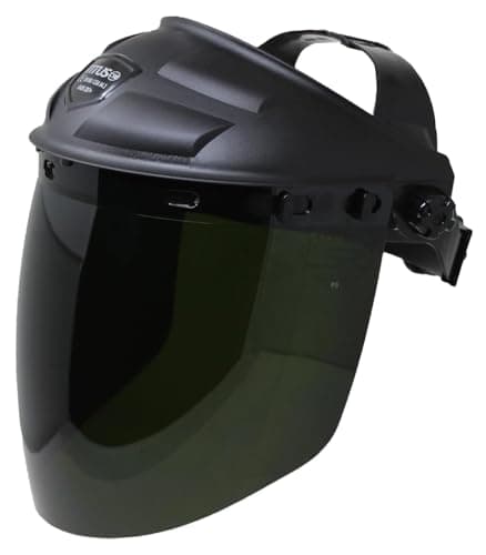 TITUS Retro Style IR Welding Safety Glasses w/Folding Side Shield or OTG Fit over Rx Glasses IR3 IR5 (IR #5 Welding Face Shield, Glasses Only)
