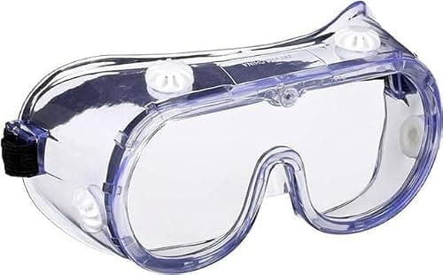 keebomed Chemical Splash/Impact Safety Goggle, Soft, Adjustable 1 -Pack. Anti-Fog Protection, Clear Lens, Wide-Vision, Adjustable Chemical Splash Eye Protection Soft Lightweight Eyewear