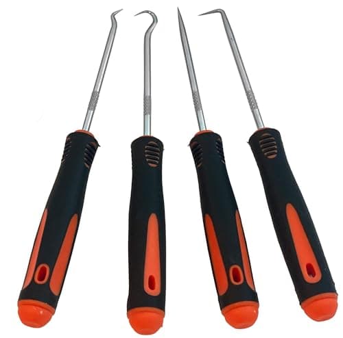 Sluice Fox Mini Crevice Tools 4 Piece Set for Gold panning Kits; Mini Pick Set for Pulling Gold paydirt Nuggets from Bedrock; Gold panning equipmet for Prospecting
