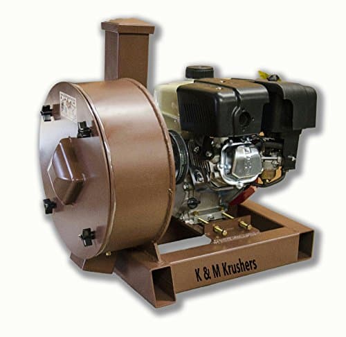 Rock Crusher Gas Powered 6.5Hp-Gold Ore-14 Drum 3" Infeed-Rockwell #58 Hammers-100-200 Mesh-Quartz-Caliche-Hardest Chain Available-Portable-Glass-Prospecting-Testing-Pilot-Mill