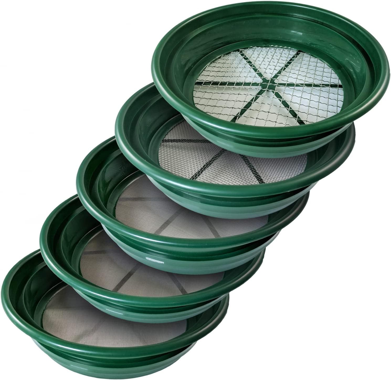 ASR Outdoor 5pc Classifier Screen Set (1/2 to 1/20 Mesh)